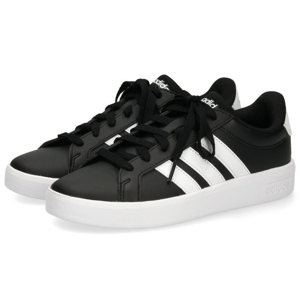 アディダス グランドコート 2.0 ADIDAS スニーカー キッズ レディース FZ6158 FZ6159 GW6503 GW6506 GW6511 GRAND COURT 2.0 K ジュニア ホワイト ブラック 靴 通学 通勤 タウンユース 軽量 シンプル