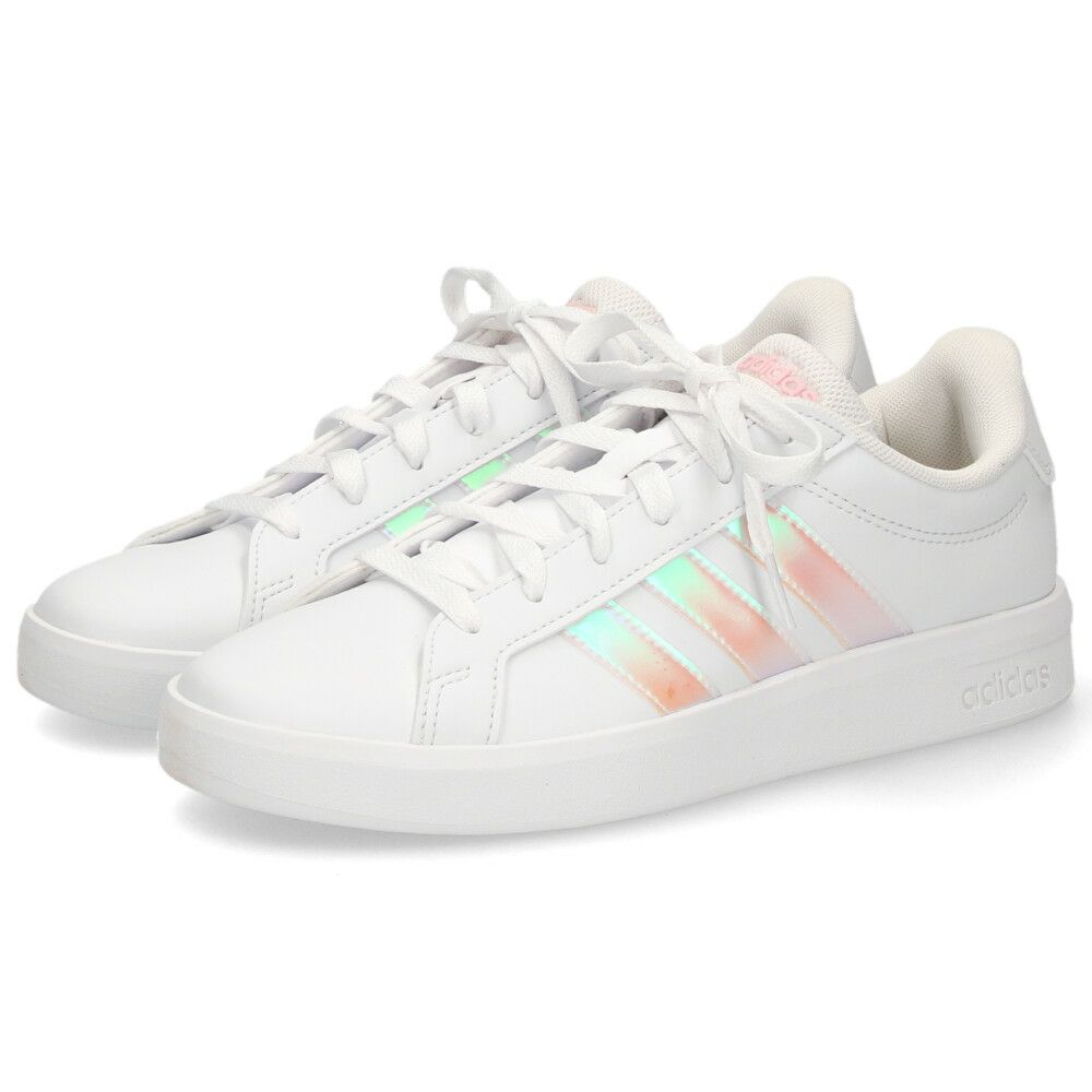 アディダス グランドコート 2.0 ADIDAS スニーカー キッズ レディース FZ6158 FZ6159 GW6503 GW6506 GW6511 GRAND COURT 2.0 K ジュニア ホワイト ブラック 靴 通学 通勤 タウンユース 軽量 シンプル