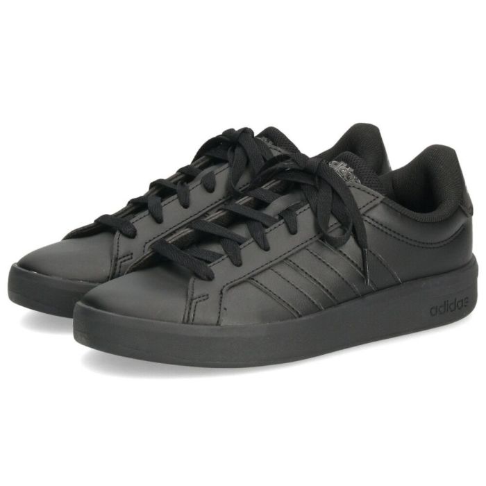 アディダス グランドコート 3.0 J adidas スニーカー キッズ レディース KK3791 KJ4367 JP9365 JP9366 JP9110 GRAND COURT 3.0 J ジュニア ホワイト ブラック 靴 通学 通勤 タウンユース 軽量 シンプル