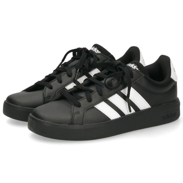 アディダス グランドコート 3.0 J adidas スニーカー キッズ レディース KK3791 KJ4367 JP9365 JP9366 JP9110 GRAND COURT 3.0 J ジュニア ホワイト ブラック 靴 通学 通勤 タウンユース 軽量 シンプル