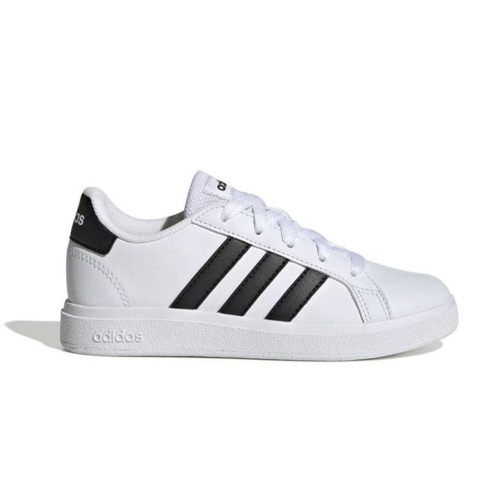 アディダス グランドコート 2.0 ADIDAS スニーカー キッズ レディース FZ6158 FZ6159 GW6503 GW6506 GW6511 GRAND COURT 2.0 K ジュニア ホワイト ブラック 靴 通学 通勤 タウンユース 軽量 シンプル