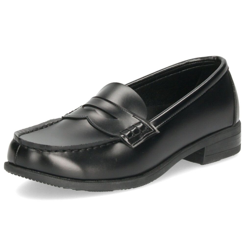 ローファー 学生 レディース 滑らない 屈曲 黒 茶色 通学 学生靴 痛くない 柔らかい 人工皮革 卒業式 入学式 中学生 高校生 パレード Parade 991101 ブラック ブラウン