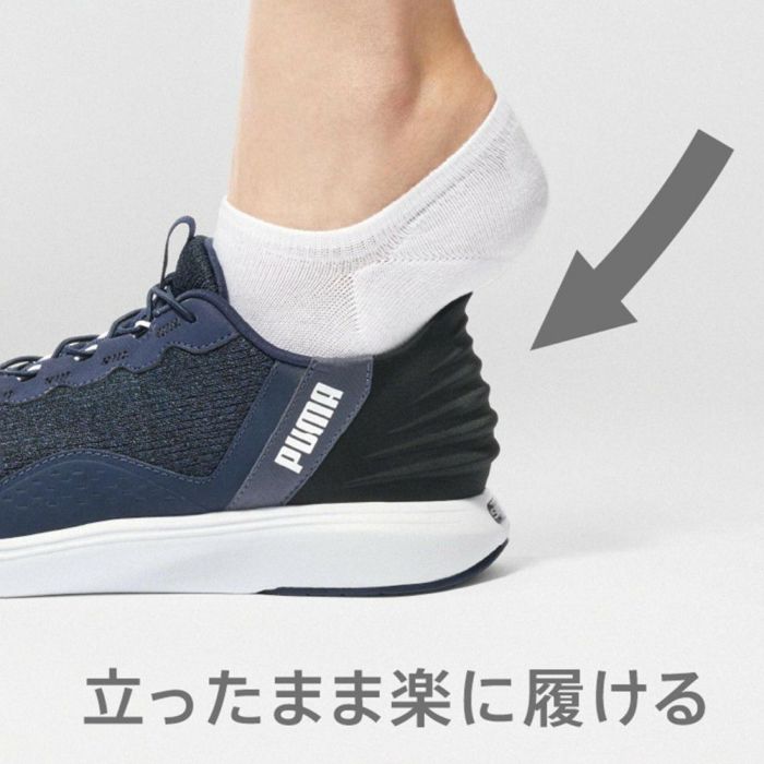 PUMA プーマ レディース メンズ  スニーカー スリッポン 靴 311996 ソフトライド フレックスレース イーズイン ALT ワイド Softride Flexlace Ease In ALT Wide ランニングシューズ 幅広