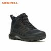 メレル メンズ ハイキングシューズ 防水 靴 アウトドア スニーカー MERRELL スピード ストライク 2 ミッド ウォータープルーフ M037833 ブラック M037835 オリーブ