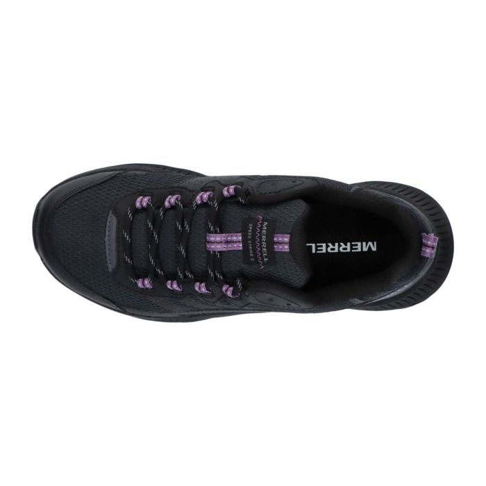 メレル レディース スニーカー 防水 防滑 通気性 スピードストライク２ ウォータープルーフ ローカット MERRELL SPEEDSTRIKE2 W038284 W038282 黒 ブラック 靴　