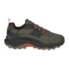 メレル メンズ ハイキングシューズ 防水 靴 アウトドア スニーカー MERRELL スピード ストライク 2 ウォータープルーフ M037841 ブラック M037843 オリーブ