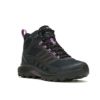 メレル レディース スニーカー 防水 防滑 通気性 スピードストライク２ ミドルカット MERRELL SPEEDSTRIKE2 MID WATERPROOF  W038278 W038274 黒 ブラック