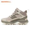 メレル レディース スニーカー 防水 防滑 通気性 スピードストライク２ ミドルカット MERRELL SPEEDSTRIKE2 MID WATERPROOF  W038278 W038274 黒 ブラック