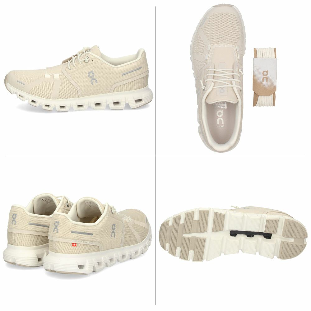 On Cloud6 レディース スニーカー オン クラウド6 シューズ スリッポン 黒 白 パール ホワイト ブラック 超軽量