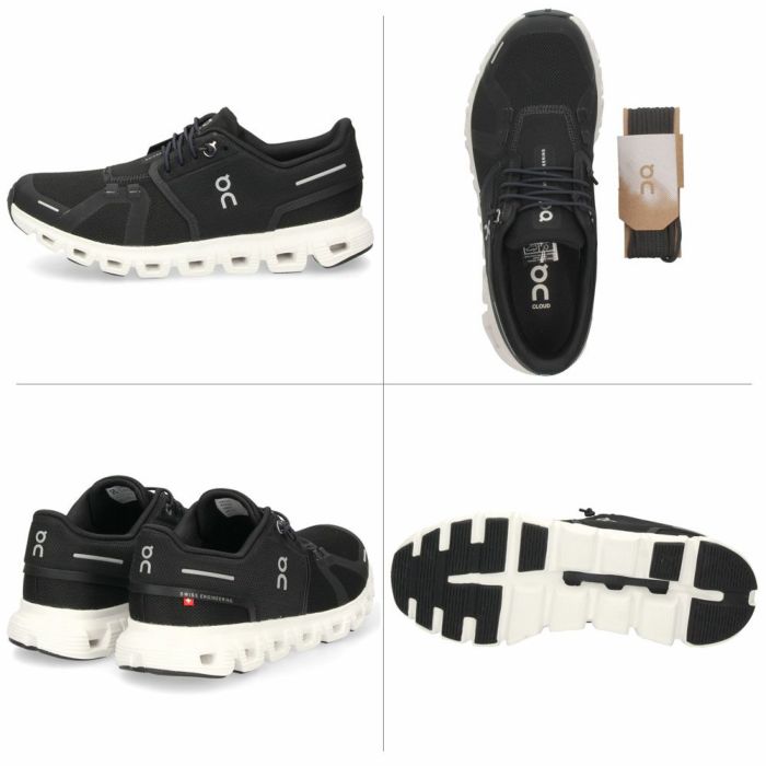 On Cloud6 レディース スニーカー オン クラウド6 シューズ スリッポン 黒 白 パール ホワイト ブラック 超軽量