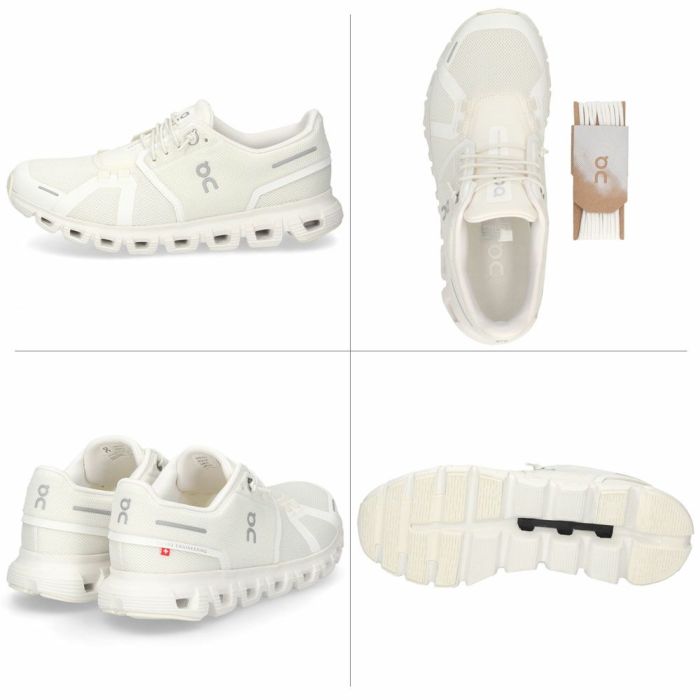 On Cloud6 レディース スニーカー オン クラウド6 シューズ スリッポン 黒 白 パール ホワイト ブラック 超軽量