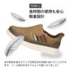 スリッポン メンズ カジュアルスニーカー スリップイン 防水 軽量 軽い ゴム紐 履きやすい 楽ちん 合皮 黒 ブラック ネイビー ブラウンParade パレード 996WRP 997WRP