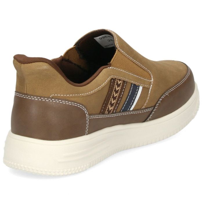 スリッポン メンズ カジュアルスニーカー スリップイン 防水 軽量 軽い ゴム紐 履きやすい 楽ちん 合皮 黒 ブラック ネイビー ブラウンParade パレード 996WRP 997WRP