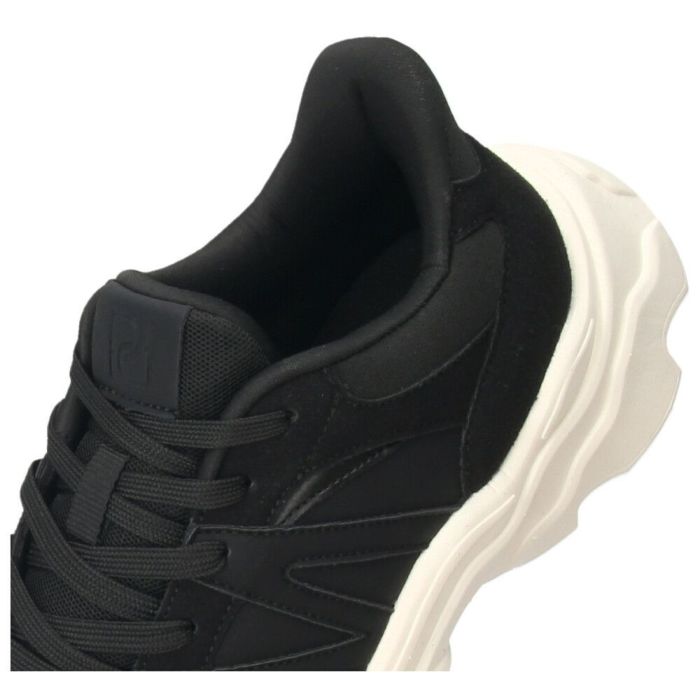  スニーカー レディース スリッポン 靴 厚底 ローカット 手を使わずに履ける Parade 51702  楽すぽっ  黒 ブラック ベージュ