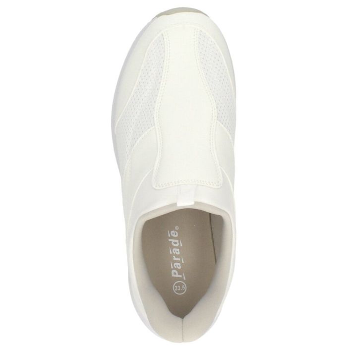 レディース スリッポン ナースシューズ 白 黒 スニーカー ワークシューズ 履きやすい 軽い 疲れない 仕事 靴 楽すぽ ブラック ホワイト パレード Parade 51701