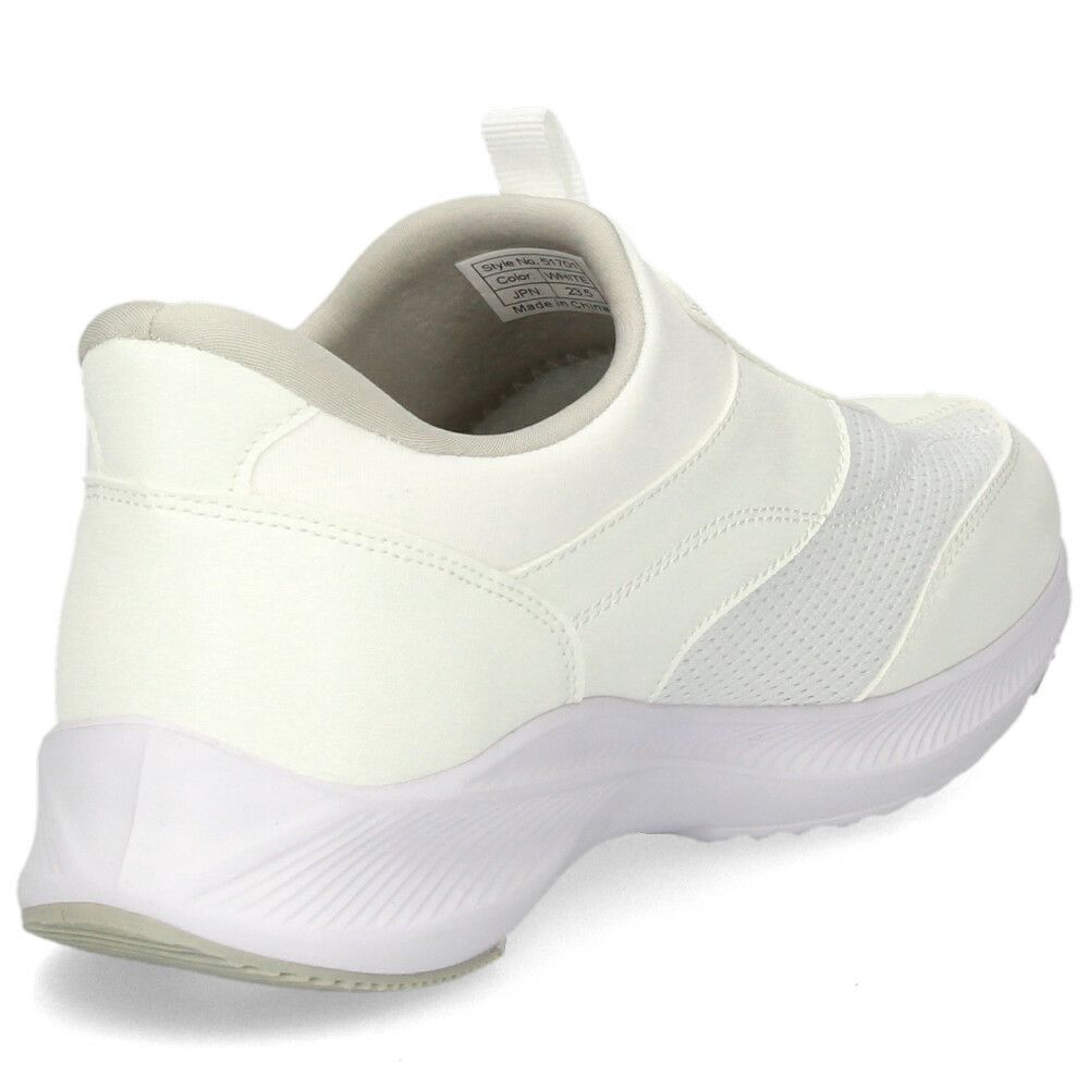 レディース スリッポン ナースシューズ 白 黒 スニーカー ワークシューズ 履きやすい 軽い 疲れない 仕事 靴 楽すぽ ブラック ホワイト パレード Parade 51701