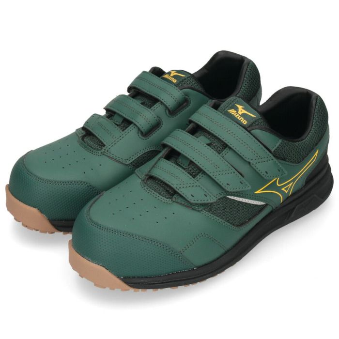 ミズノ 安全靴 オールマイティ LSII 21L WIDE ベルト ローカット ワーキング 作業靴 メンズ F1GA2508 62 33 09 MIZUNO スニーカー 黒 4E 幅広 2025春夏新作  