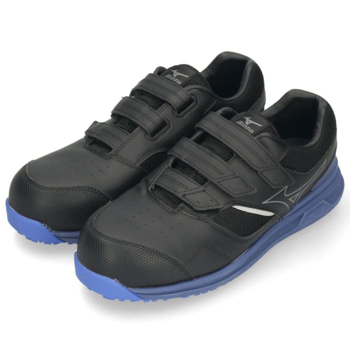 ミズノ 安全靴 オールマイティ LSII 21L WIDE ベルト ローカット ワーキング 作業靴 メンズ F1GA2508 62 33 09 MIZUNO スニーカー 黒 4E 幅広 2025春夏新作  