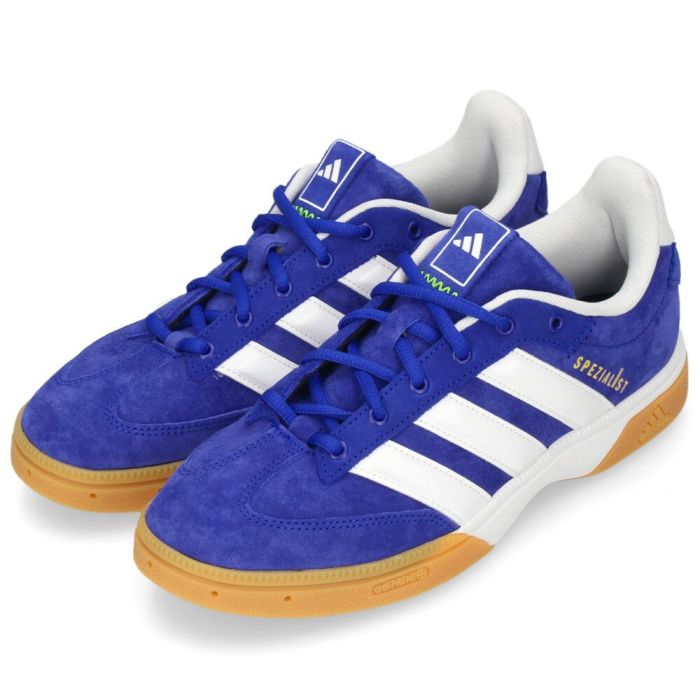 アディダス スニーカー メンズ adidas SPEZIALIST スペシャリスト JS0240 JH8776 ホワイト ブルー インドア スポーツ シューズ ハンドボール 靴 白
