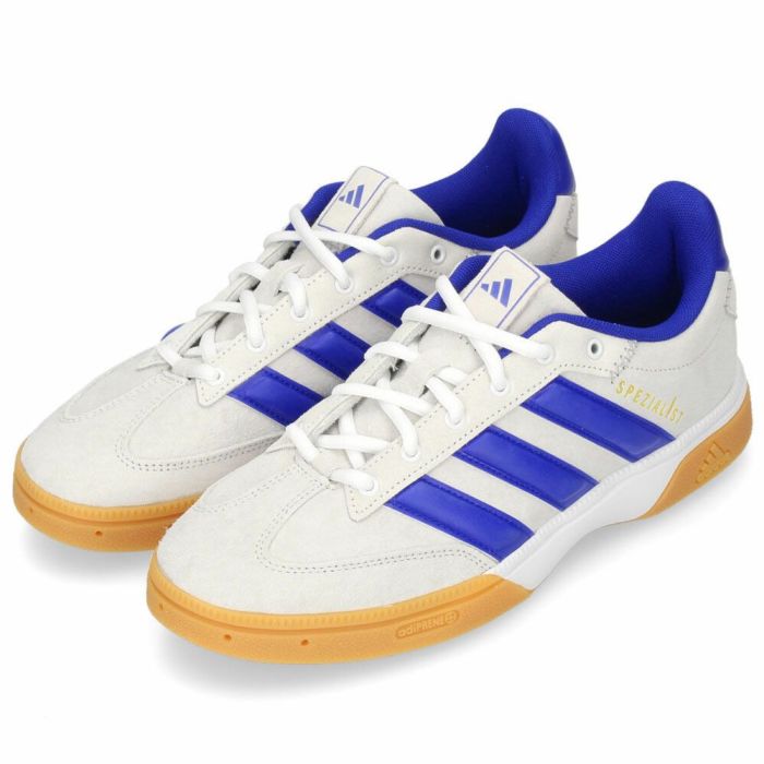 アディダス スニーカー メンズ adidas SPEZIALIST スペシャリスト JS0240 JH8776 ホワイト ブルー インドア スポーツ シューズ ハンドボール 靴 白