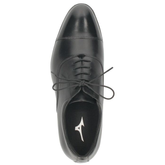 ミズノ ビジネスシューズ メンズ 革靴 ストレートチップ プレーントゥ スリッポン 本革 黒 MIZUNO エクスライト ST3 PT2 SO B1GM 250009 250109 250209 ブラック