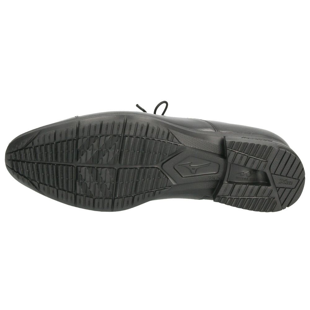 ミズノ ビジネスシューズ メンズ 革靴 ストレートチップ プレーントゥ スリッポン 本革 黒 MIZUNO エクスライト ST3 PT2 SO B1GM 250009 250109 250209 ブラック