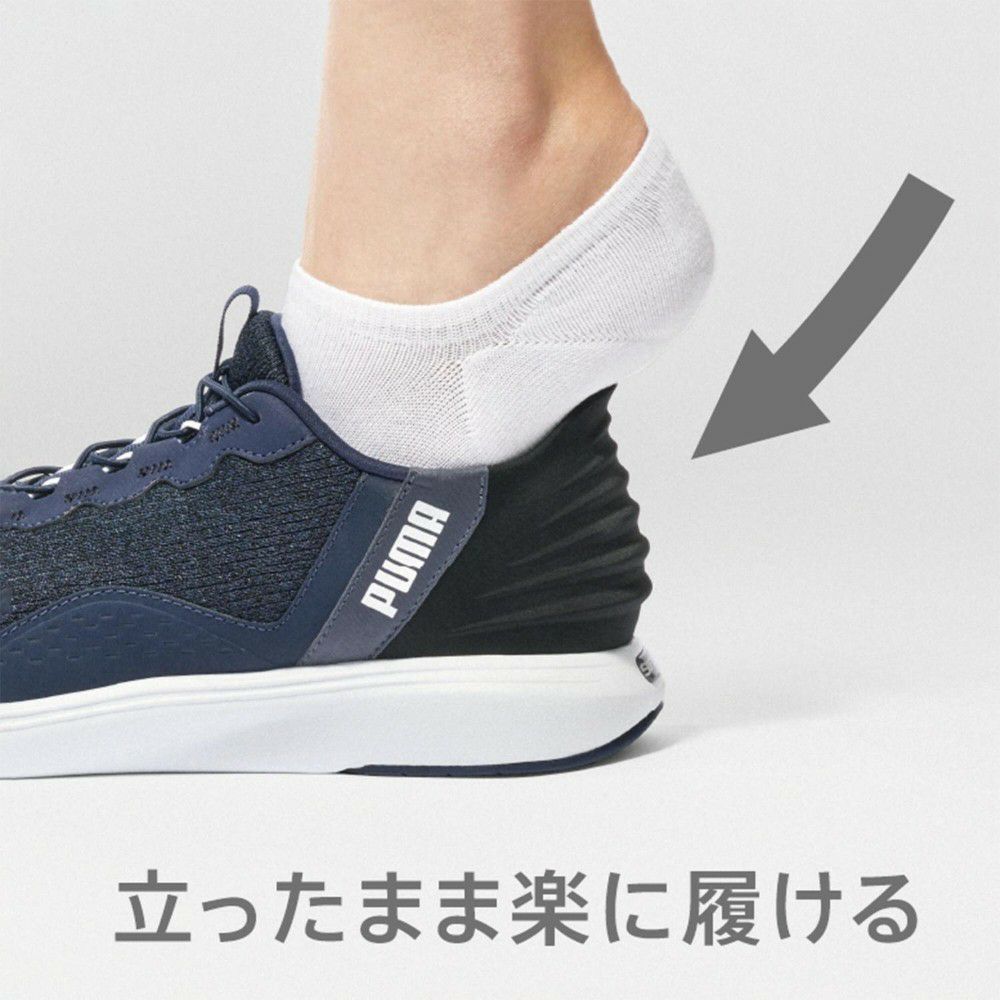 プーマ スニーカー レディース スリッポン 厚底 ハンズフリー 黒 白 PUMA ソフトライド ハーモニー イーズイン GL W ランニングシューズ 軽量 ワイド幅 311999