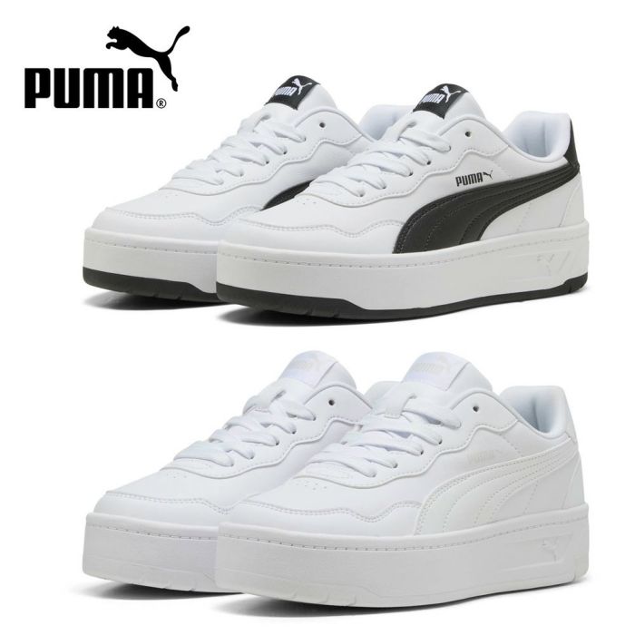 PUMA プーマ コート ラリー スカイ 400368 レディース スニーカー 靴 Court Rally Sky ローカット 厚底 コートスニーカー