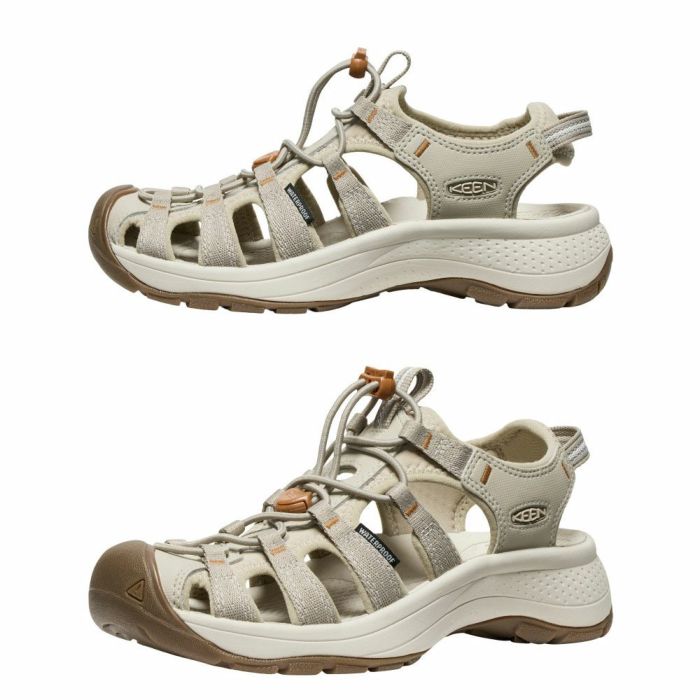 キーン スポーツサンダル レディース KEEN アストリア ウエスト サンダル 1030148 Plaza Taupe/Roasted Pecan 水陸両用 タウンユース クッション性