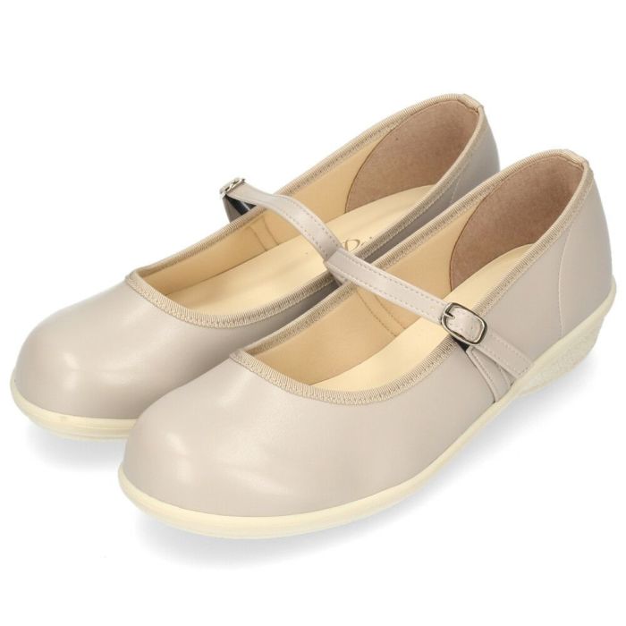 パンプス ラウンドトゥ ストラップ レディース 靴 日本製 3.5cmヒール ローヒール 安定感 軽量 歩きやすい Parade パレード 34001