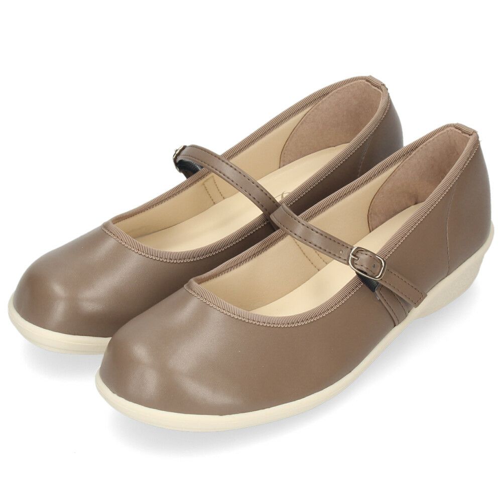 パンプス ラウンドトゥ ストラップ レディース 靴 日本製 3.5cmヒール ローヒール 安定感 軽量 歩きやすい Parade パレード 34001