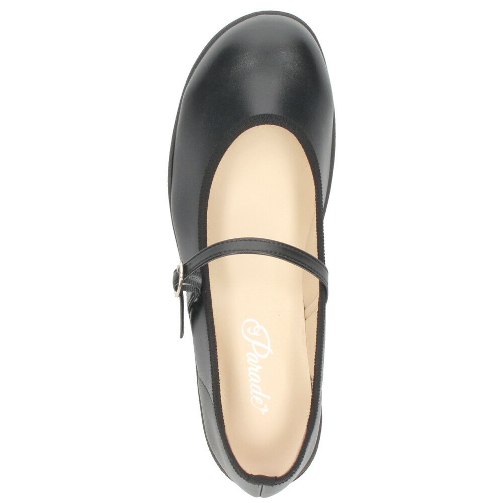 パンプス ラウンドトゥ ストラップ レディース 靴 日本製 3.5cmヒール ローヒール 安定感 軽量 歩きやすい Parade パレード 34001