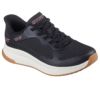 スケッチャーズ スリップインズ レディース スニーカー ハンズフリー 厚底 ゴム紐 スリッポン SKECHERS Slip-ins ボブス スクワッド 4 - ステイプル ルック 117624 BLK TPE ブラック トープ 黒 ノーマル幅