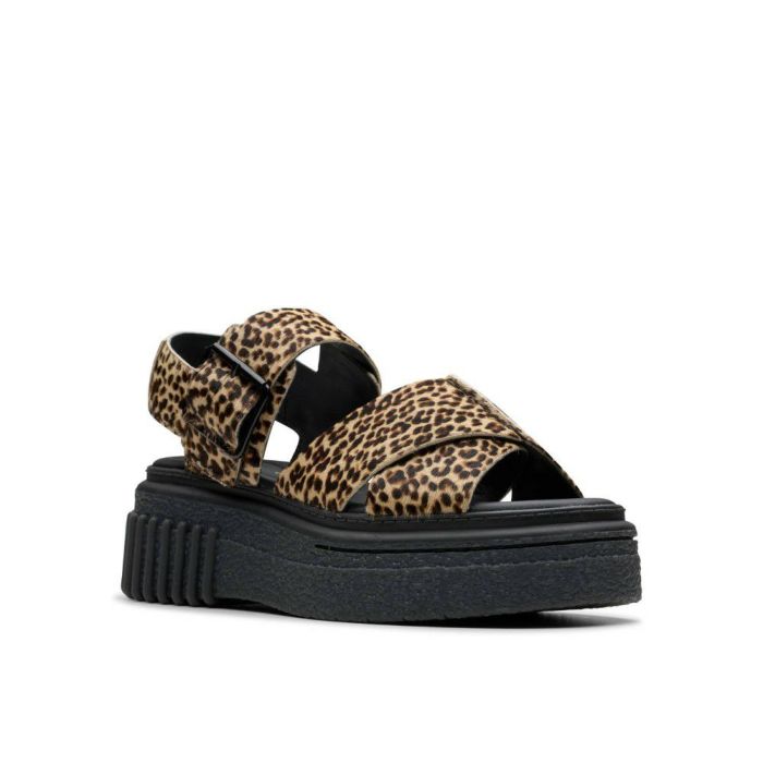 クラークス レディース サンダル 厚底 本革 アンクルストラップ Clarks Evamar Wish 26182050 26181199 26181202