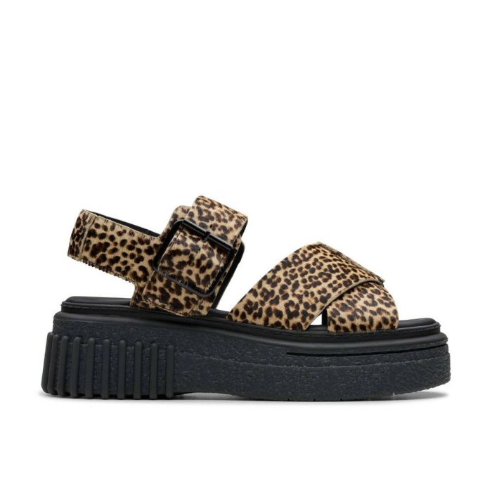 クラークス レディース サンダル 厚底 本革 アンクルストラップ Clarks Evamar Wish 26182050 26181199 26181202