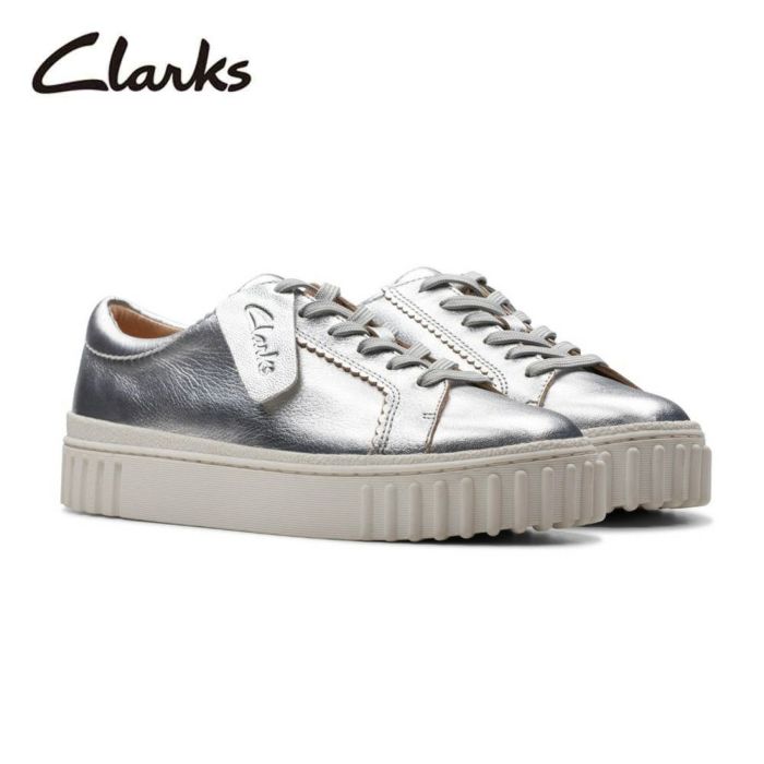 クラークス スニーカー レディース メイヒルウォーク 厚底 レースアップ 紐 通気性 軽量 Clarks Mayhill Walk 26176440 26177817 26176436