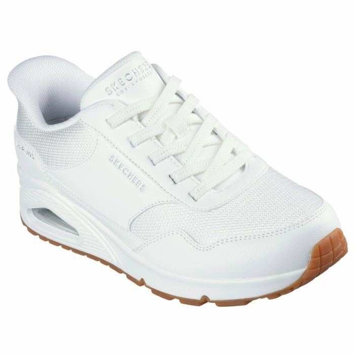 スケッチャーズ スリップインズ ハンズフリー スリッポン スニーカー レディース ウノ バンク シア Slip-ins SKECHERS 177117W UNO BANK SIA ブラック 黒 ホワイト 白 ワイド幅 履きやすい 紐靴 幅広 ゆったり