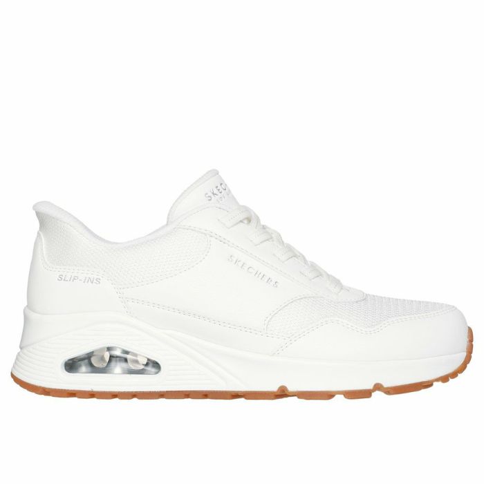 スケッチャーズ スリップインズ ハンズフリー スリッポン スニーカー レディース ウノ バンク シア Slip-ins SKECHERS 177117W UNO BANK SIA ブラック 黒 ホワイト 白 ワイド幅 履きやすい 紐靴 幅広 ゆったり