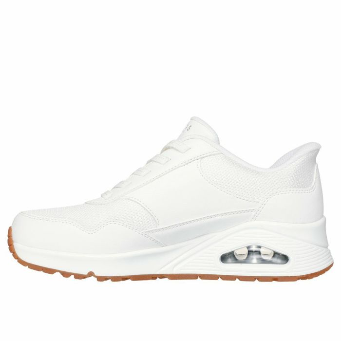 スケッチャーズ スリップインズ ハンズフリー スリッポン スニーカー レディース ウノ バンク シア Slip-ins SKECHERS 177117W UNO BANK SIA ブラック 黒 ホワイト 白 ワイド幅 履きやすい 紐靴 幅広 ゆったり