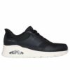 スケッチャーズ スリップインズ ハンズフリー スリッポン スニーカー レディース ウノ バンク シア Slip-ins SKECHERS 177117W UNO BANK SIA ブラック 黒 ホワイト 白 ワイド幅 履きやすい 紐靴 幅広 ゆったり