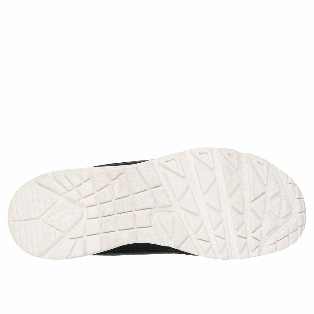 スケッチャーズ スリップインズ ハンズフリー スリッポン スニーカー レディース ウノ バンク シア Slip-ins SKECHERS 177117W UNO BANK SIA ブラック 黒 ホワイト 白 ワイド幅 履きやすい 紐靴 幅広 ゆったり