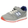 ニューバランス キッズ ジュニア スニーカー 靴 NB YV373 ベルクロ 面ファスナー 軽量 ワイズW new balance