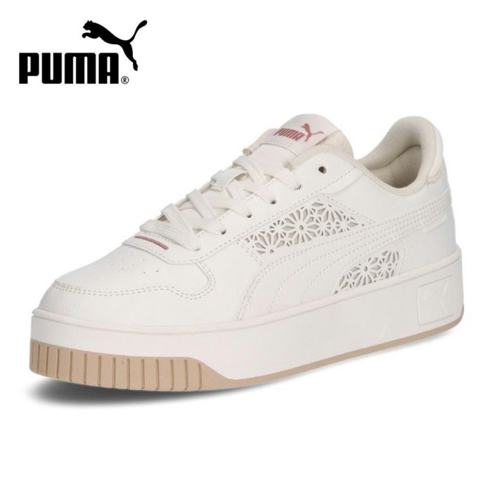 プーマ スニーカー レディース 厚底 キャリーナ ストリート LC PUMA 白 ホワイト ローカット 靴 402463