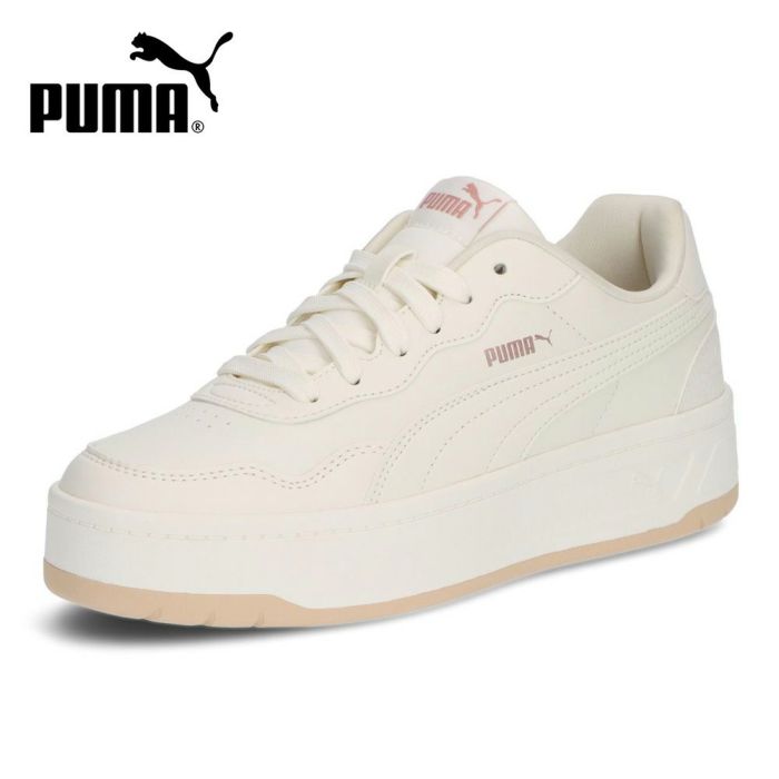 プーマ スニーカー レディース 厚底 コート ラリー SKYE LC PUMA 白 ホワイト ローカット 靴 402488