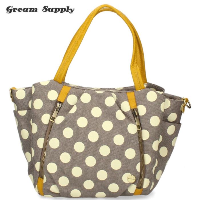 トートバック レディース 2WAY ショルダーバック グリームサプライ gream supply 41028 本革 レザー マスタード レッド ブラック