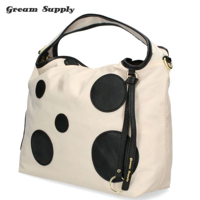 トートバック レディース リバーシブル 2WAY グリームサプライ greamsupply 31010 本革 レザー オフホワイト ブラック