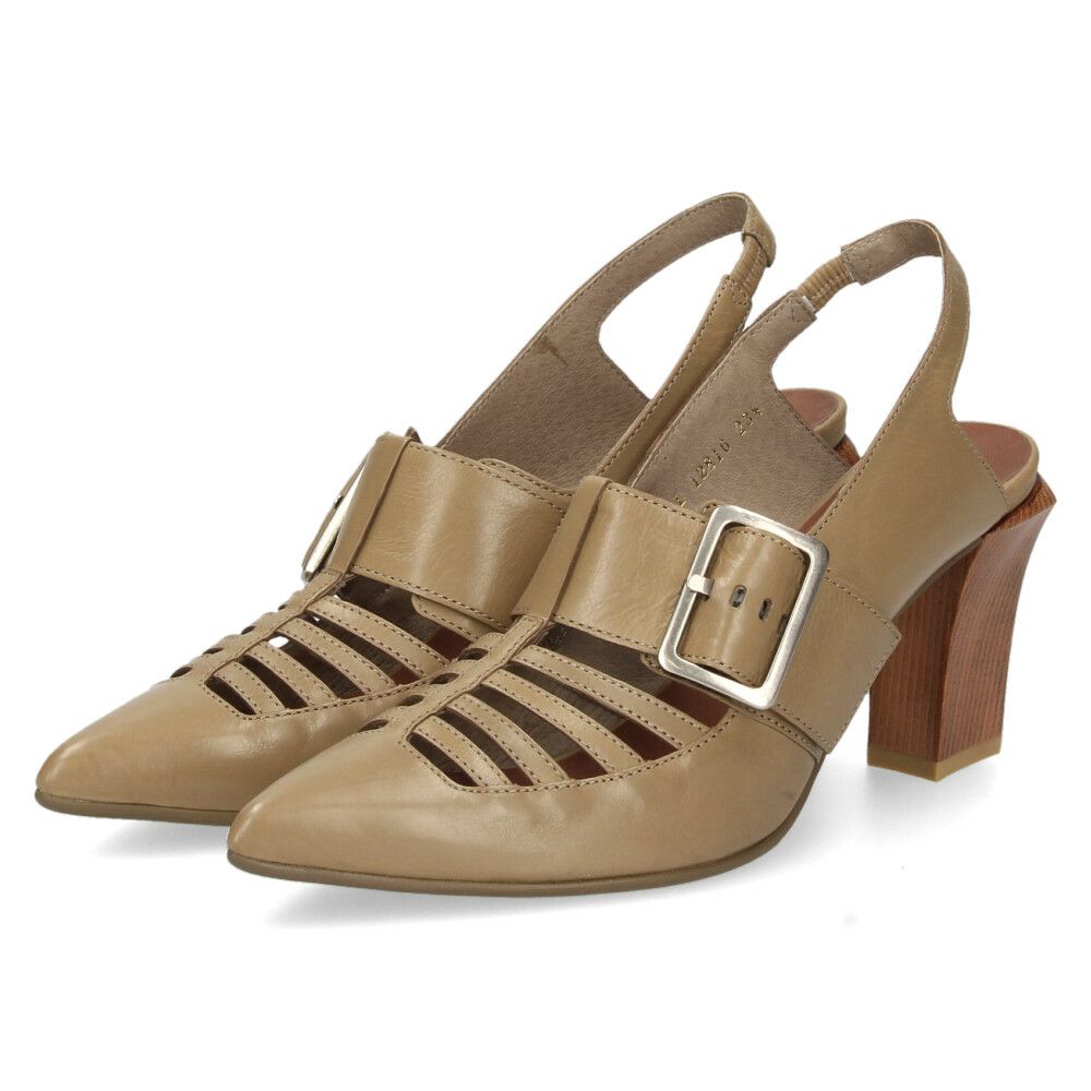 ラボキゴシ ワークス レディース パンプス ストラップ 本革 黒 7.5cm ヒール ポインテッドトゥ トゥバックル付き 12816 RABOKIGOSHI works 日本製