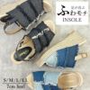 サンダル レディース 厚底 7cm ヒール 軽量 バックストラップ ウェッジソール オープントゥ デニム 黒 ブラック ブルー 401213 Parade