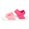 adidas アディダス キッズ ジュニア サンダル ADILETTE SANDAL K H06445 ピンク ベルクロ セール