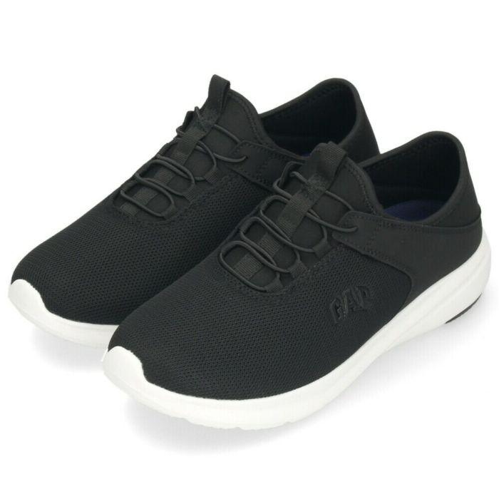 ギャップ スニーカー レディース メンズ 靴 スリッポン 黒 ブラック GPU22507 キックバック かかとが踏める 軽量 2WAY シンプル 歩きやすい GAP オフィス